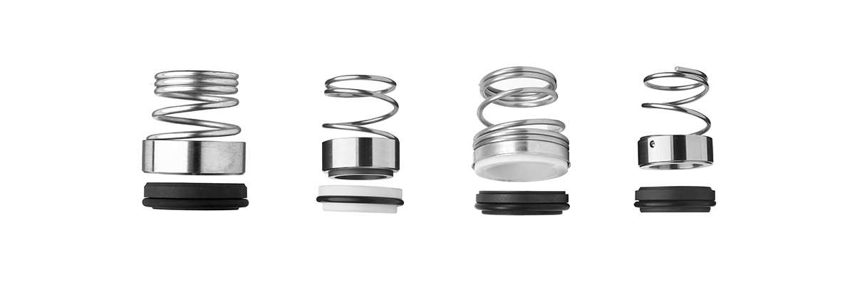 Conical spring seals